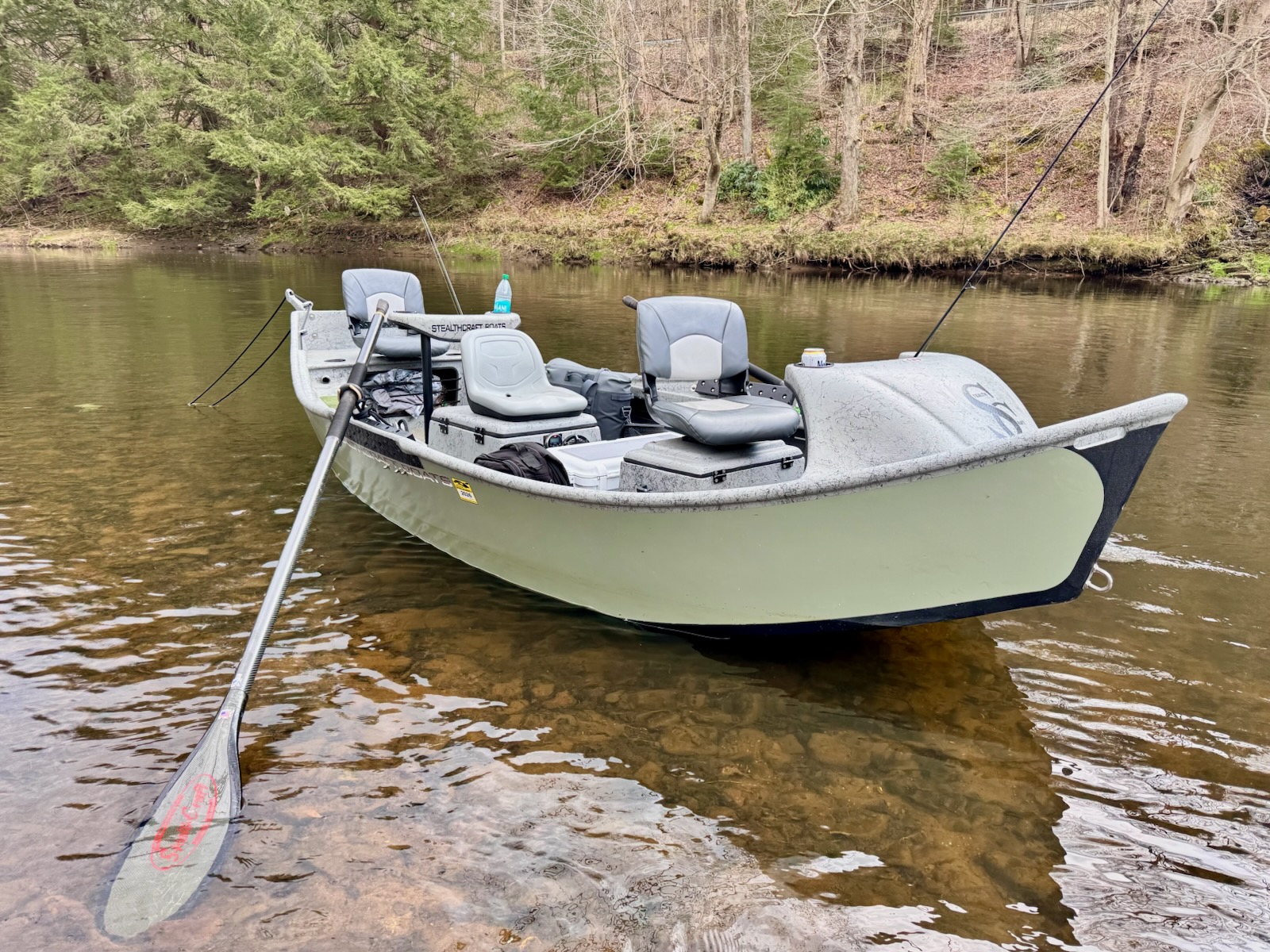 early season trout fishing on dunbar creek swpa